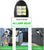 4 x LED 72 COB Solar Powered PIR Motion Sensor Security Wall Lights