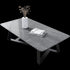 Coffee Table with Marble Texture – Modern Grey Coffee Table for Living Room