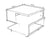 Modern Coffee Table – Compact Design with Storage Shelf