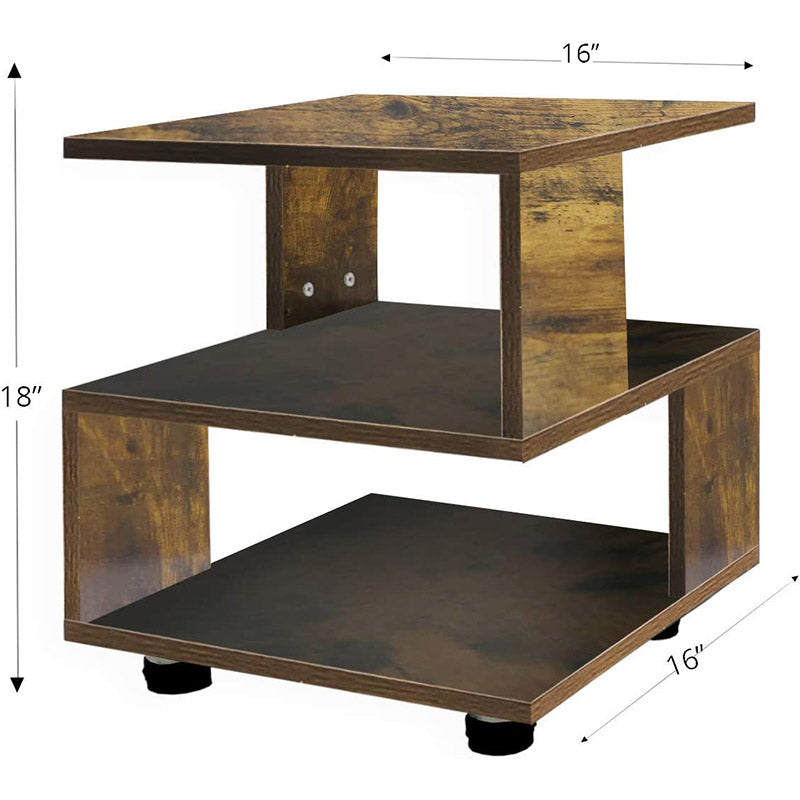 Coffee Table with Storage Shelf – Compact Coffee Table for Modern Living