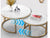 Coffee Table Set – Round Nesting Coffee Table with White MDF Top & Gold Frame (2 PCS)