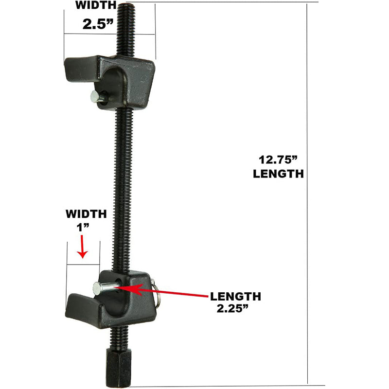Coil Spring Compressor for MacPherson Struts Shock Absorber – Car Garage Tool Kit