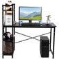 Premium Computer Desk with Bookshelf