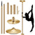 Dancing Pole for Home Fitness – Portable Rotating Dancing Pole with Adjustable Height