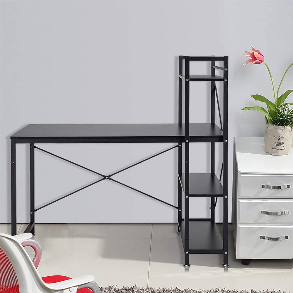 Computer Desk with Bookshelf