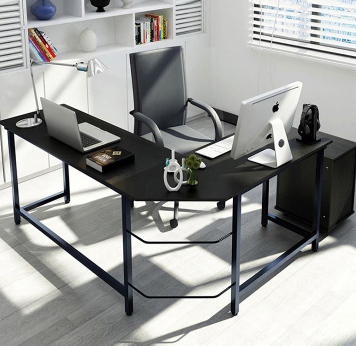 Corner Desk - Keyboard Tray