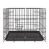 Dog Cage Crate Kennel Metal Pet Playpen Portable with Tray