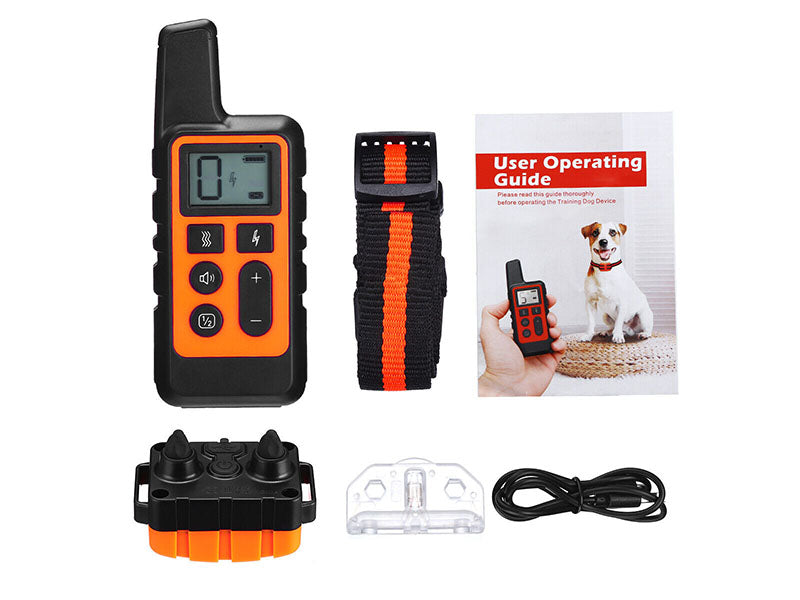 Dog Training Collar Rechargeable Remote Control Electric Pet Shock Vibration