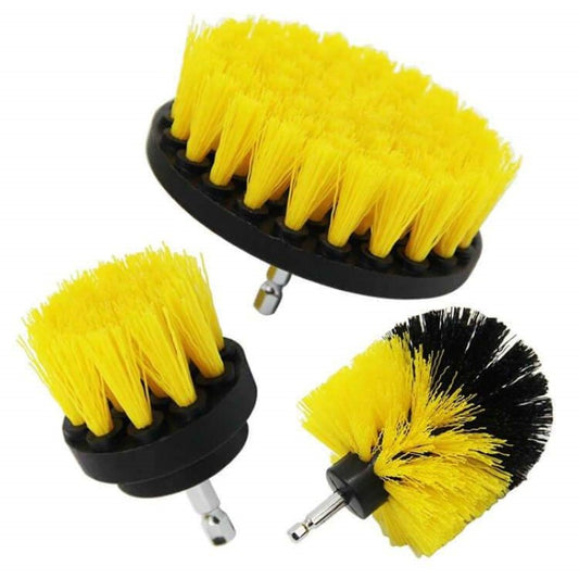 Drill Brush Attachment Set Power Scrubber Brush Cleaning Kit 3pcs