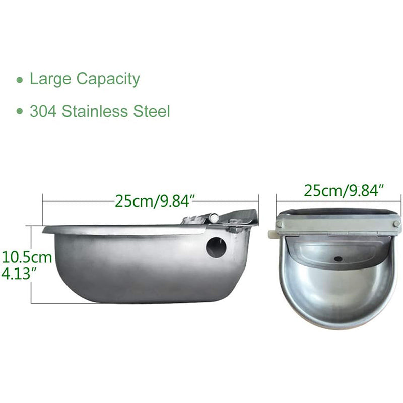 Water Bowl for Dogs,  Dog Feeder Fill Water Trough Bowl