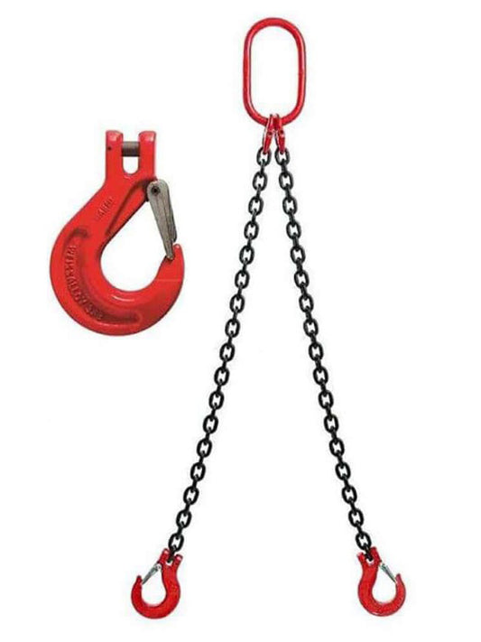 2 Leg Lifting Chain 1 Meter 1000kg Capacity
