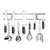 Dual Magnetic Knife Holder Rack