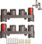 Dyson Attachment Storage Rack Holder Brush Mount Organiser Set