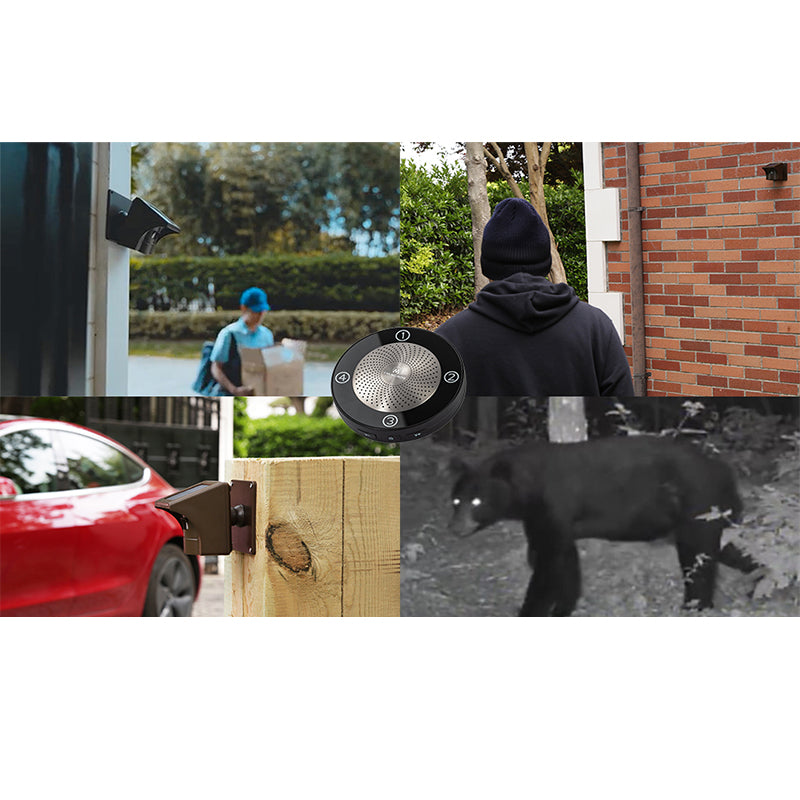 Driveway Alarm Solar Wireless Outdoor Weather Resistant Motion Sensor &amp; Detector