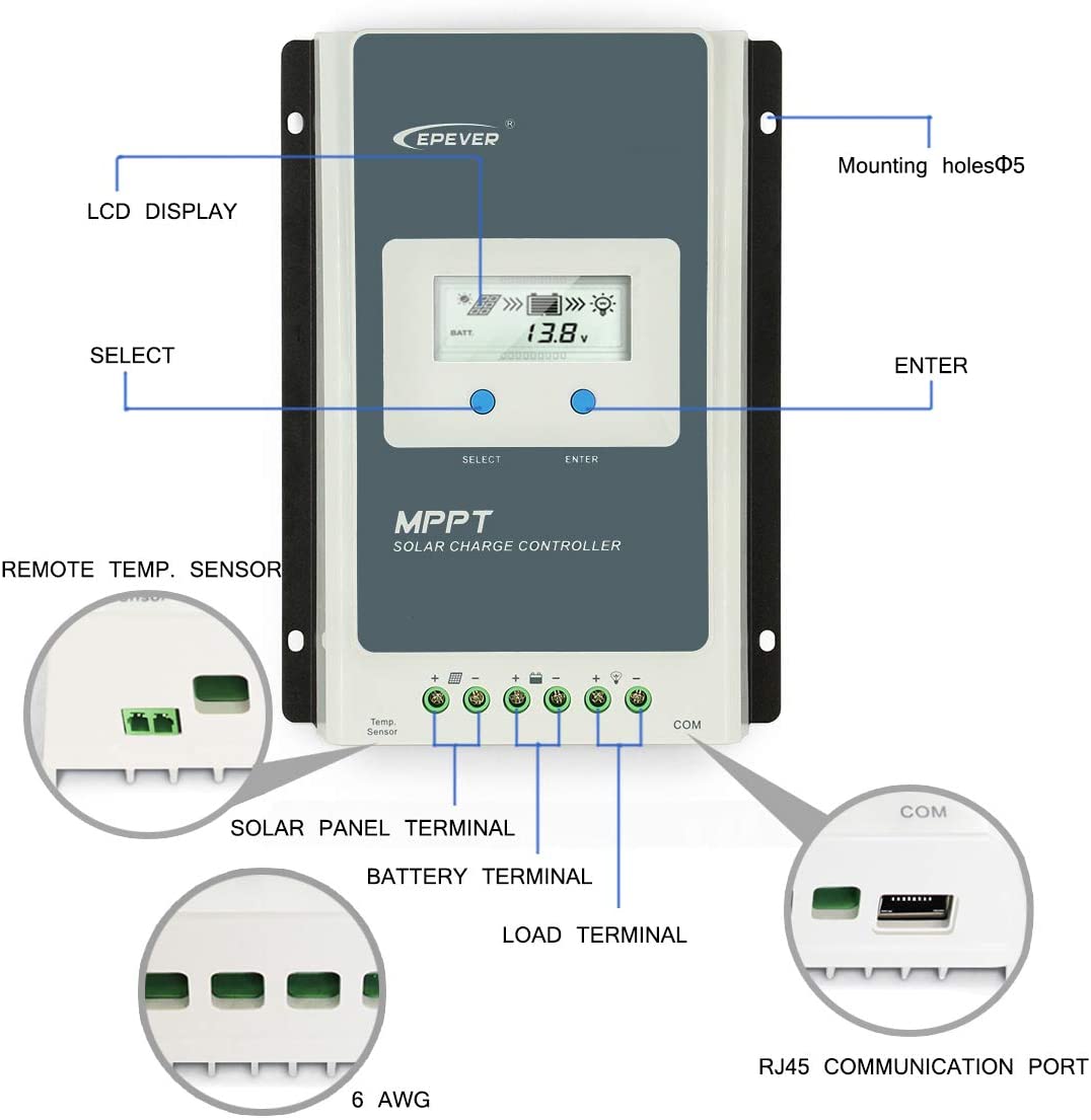30A Tracer MPPT Solar Charge Controller