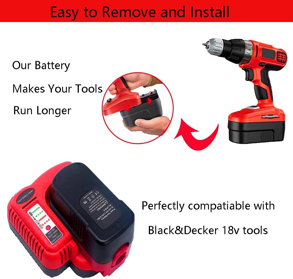 Black &amp; Decker 18V Battery A1718 HPB18