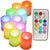 Flameless Candles Battery Operated With Remote