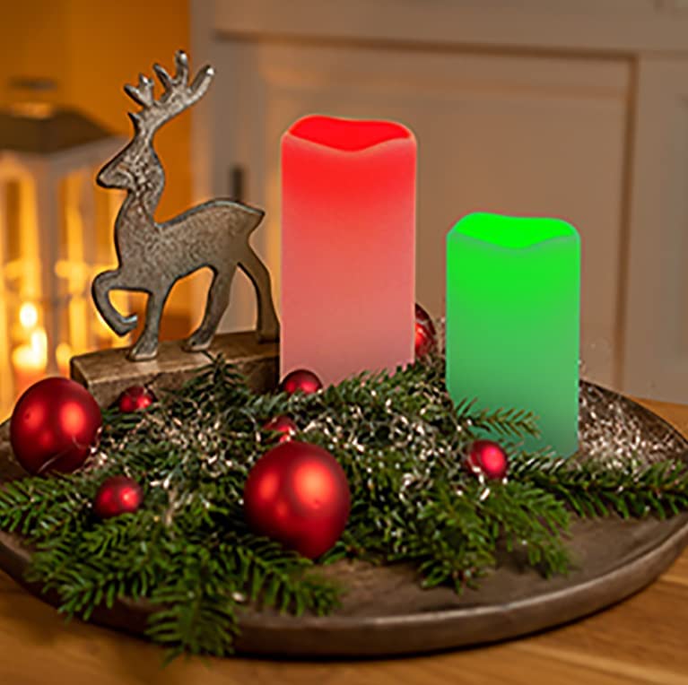 Flameless Candles Battery Operated With Remote