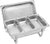 11L Stainless Steel Chafing Dish – 3-Pan Buffet Food Warmer