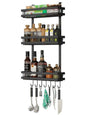 Kitchen Organiser Storage Shelf Fridge Organizer Spice Rack
