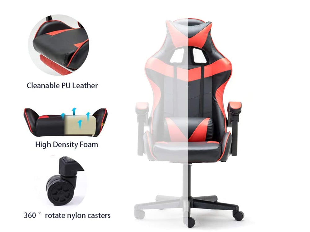 Gaming Chair Racing Style – Ergonomic Gaming Chair for Office & Home Setup