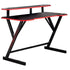 Simple Modern Double Layers Gaming Office Internet Cafe Computer Desk Table