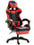 Ergonomic Computer Gaming Home Office Chair - Adjustable Reclining High-Back PU Leather Swivel Video Game Chair with Headrest and Lumbar Support (RED)