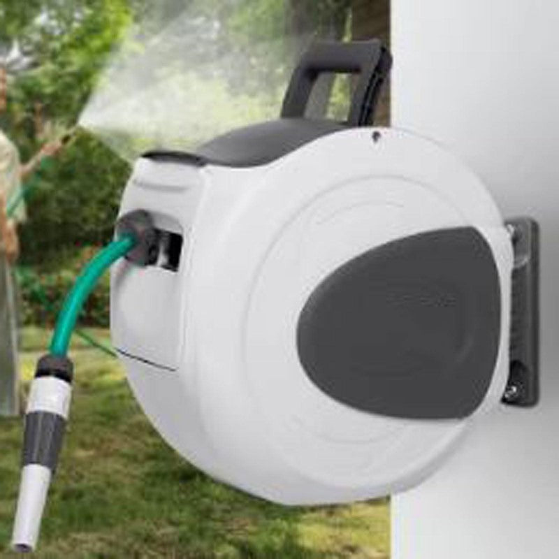 20M Retractable Garden Water Hose Reel