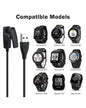 Charger for Garmin Forerunner 35, 230, 235, 630, 645, 735XT, Approach S20, G10, Vivomove HR, and Lily – Reliable Data Sync and Charging Cable