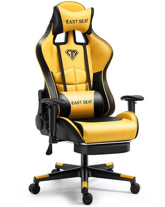 Ergonomic Gaming Chair Multi-Functional Yellow Gaming Chair