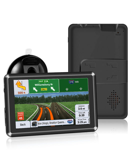 Car GPS Navigation System | 7" GPS for Cars, RVs, and Trucks with Free Map Updates