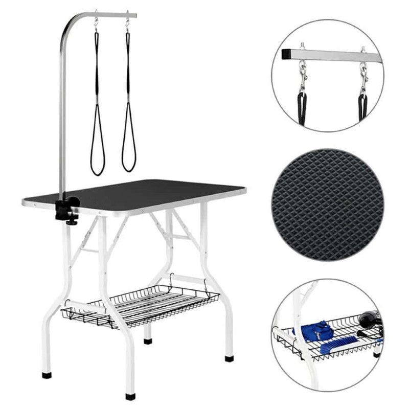 Dog Grooming Table - Foldable Pet Grooming Table for Home Use