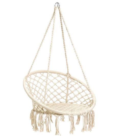 Macrame Hanging Chair Cotton Macramé Hammock Hanging Chair Swing
