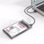 Transparent 2.5-inch HDD Case SATA to USB 3.0 Adapter - High-Speed Hard Drive Enclosure for Samsung, Seagate SSD