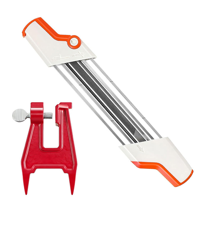 2 in 1 Easy File Chainsaw Chain Sharpener 4.8 mm with vise