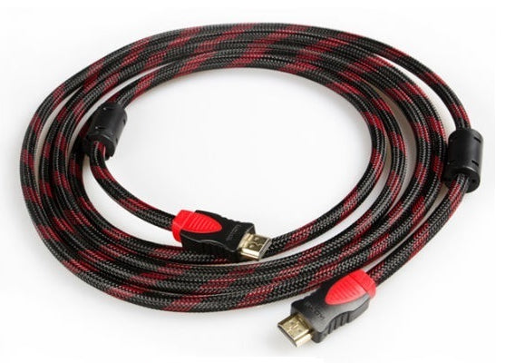 HDMI Cable 5M Braided – High-Speed HDMI Cable 18Gbps 2.0 for 3D, 1080P, Ethernet & Home Theater