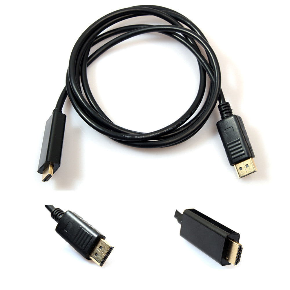 Display Port DP to HDMI Male HDTV LCD PC Laptop AV Cable Adapter