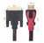 1.5M HDMI to DVI Cable - Gold Plated Male to Male, 1080P HD, High-Speed Adapter for HDTV, PC, Xbox, PS3