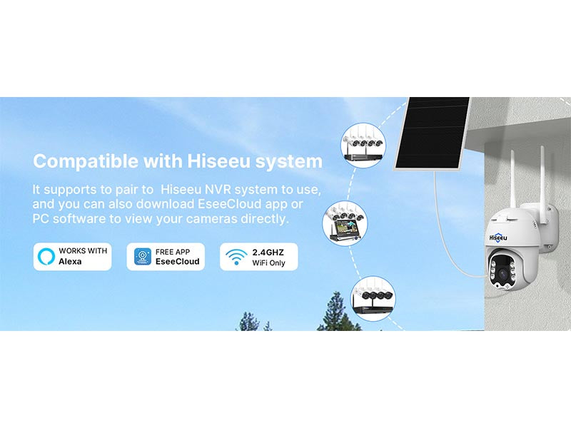 Wireless Security Camera 2K Outdoor