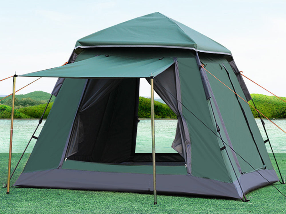 Outdoor Pop-Up Camping Tent – Automatic Waterproof Family Tent for 3-4 People