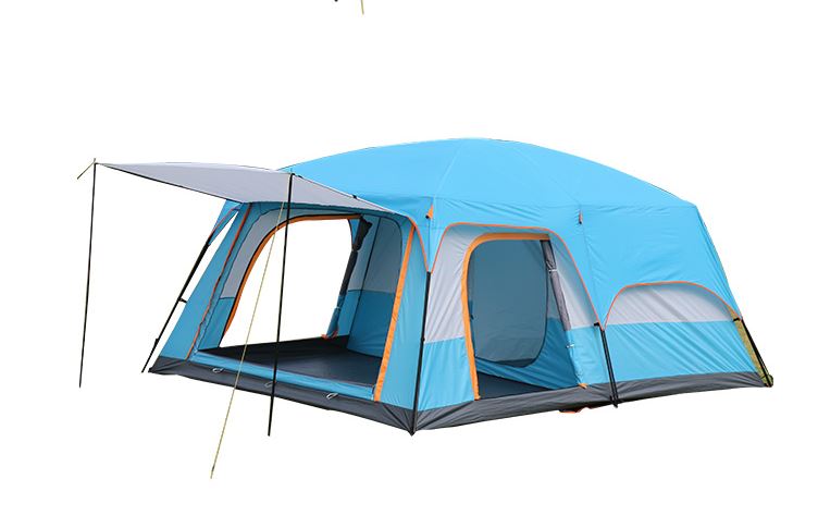 Camping Tent for 10 People – Large Outdoor Camping Tent with Sun Shade