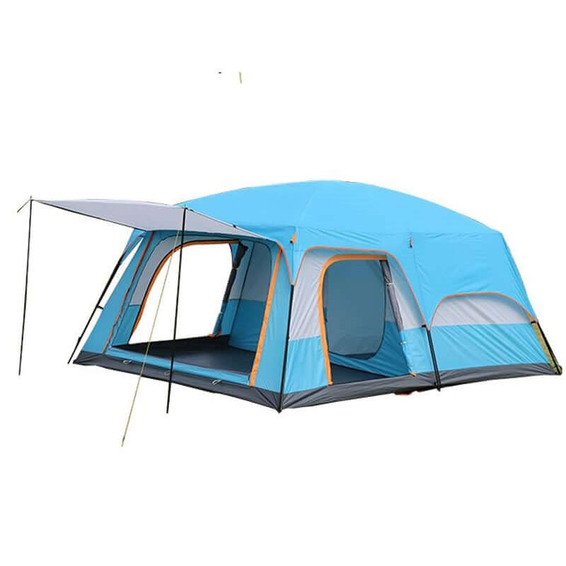 Camping Tent for 10 People – Large Outdoor Camping Tent with Sun Shade