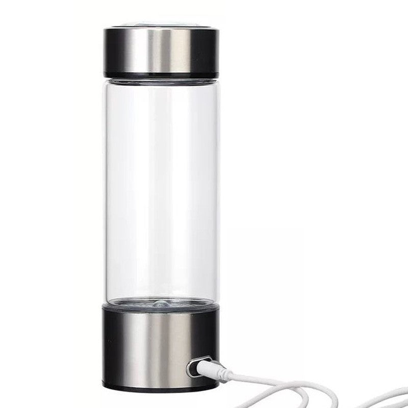 420ml Hydrogen Generator Water Bottle USB Hydrogen Water Ionizer Machine Portable Rechargeable Hydrogen-Infused Water Maker