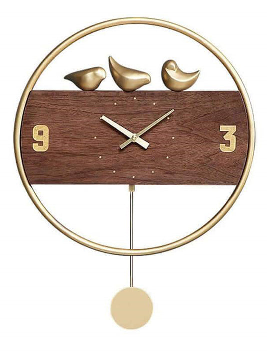 Big Retro Wrought Iron Wall Clock