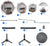 5 Piece Drum Set Junior Starter Drum Kit with Cymbals