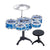 5 Piece Drum Set Junior Starter Drum Kit with Cymbals