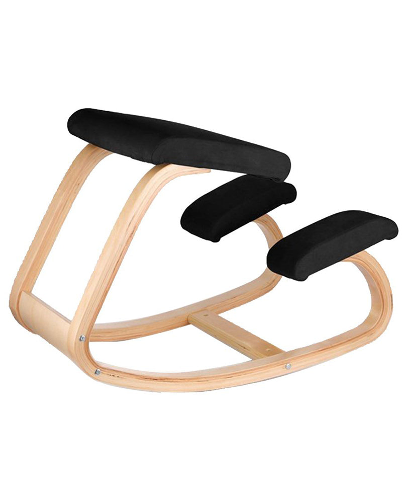 Ergonomic Kneeling Chair – Beech Wood Frame, Comfortable Posture Correcting Chair for Desk and Office