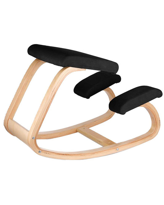 Ergonomic Kneeling Chair – Beech Wood Frame, Comfortable Posture Correcting Chair for Desk and Office