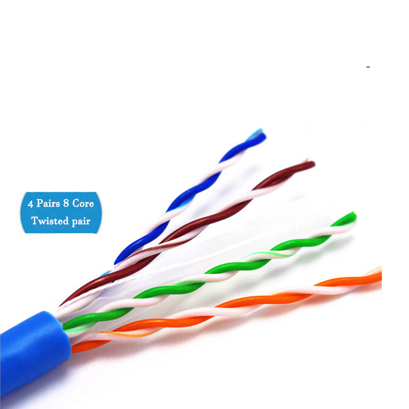 RJ45 Ethernet Cable 15M Cat5e – High-Speed RJ45 Ethernet Cable for Internet, Audio & Video (Blue)