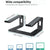 Laptop Stand for Desk – Ergonomic Aluminum Laptop Stand with Cooling Design & Universal Fit